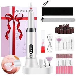 Weinsamkeit Nagelfrees, draadloos, 13-in-1 nagelfrees, professioneel voor gelnagels, 20.000 tpm, 3 snelheden, instelbaar, manicure- en pedicureset, elektrisch, nagelboor, huishoudelijk gebruik