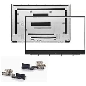 WANGHUIH LCD Achterkant Bovendeksel & Bezel & Scharnieren Compatibel met Dell XPS 15 9570 9580 M5530 Laptop 0M7JT3 (A+B+H)