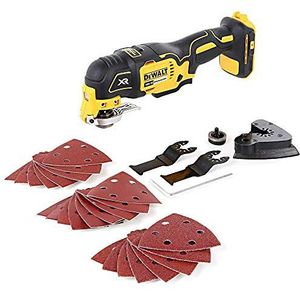 DEWALT Borstelloze oscillerende multitool, 18 V XR met accessoires DCS355N-XJ