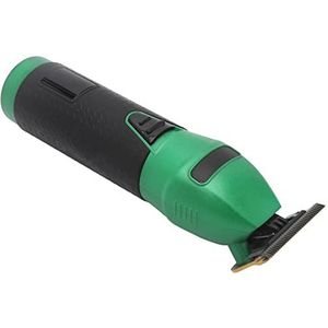 Elektrische tondeuse, draadloze tondeuse met led-display, groen, zwart, geluidsarm, hoge prestaties, met 3 geleidingskammen voor thuis voor mannen