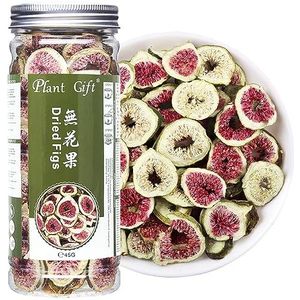 PlantGift Organic Dried Figs Fruit, Smyrna Figs 45G/1.58oz 无花果片 niet-GMO, (calimyrna vijgen) Geen toegevoegde suiker, niet-gesulfureerde, perfect gedroogd, gedroogd fruit