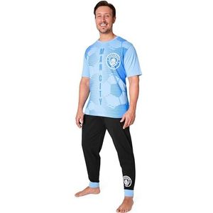 Manchester City Pyjama voor heren, Blauw/Zwart, S