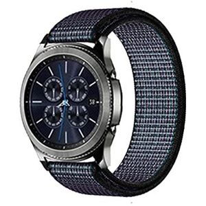 22 Mm 20 Mm Band Compatibel Met Samsung Galaxy Watch 3 45 Mm 41 Mm Active 2 46 Mm 42 Mm Compatibel Met Gear S3/S2 Frontier/Classic Compatibel Met Huawei Watch Gt 2 Band (Color : 29-hyper grape, Size