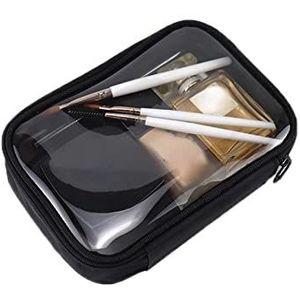 DieffematicHZB make-up tas Waterproof Transparent Cosmetic Bag Women Make Up Case Travel Zipper Clear Makeup Beauty Wash Cosmetic Bag