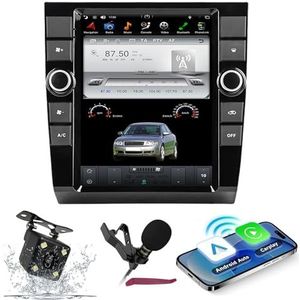 Android 15 Autoradio Navi voor Au-di A4 (2002-2008) S-eat Exeo (2020) 10.4 ""Touchscreen Car Multimedia Player met draadloze carplay GPS-navigatie BT5.0 HIFI FM 5G-WiFi SWC DSP MIC,4g+64g