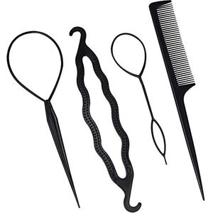 Lovef Jewelry Lovef 3 soorten magische haarstyling-accessoireset haarstifthaarknotjesfabrikant haar vlechten twist styling-tool kam