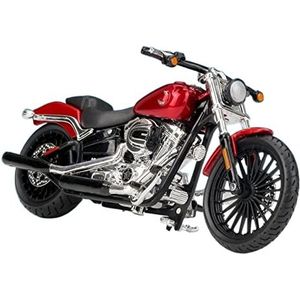 Voor Harley-Davidson 2016 BREAKOUT 1:18 Legering Motor Model Simulatie Gegoten Metalen Motor Model Collectible Speelgoed Motorfiets modellen (Color : Red, Size : 1)