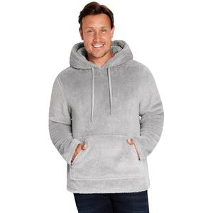 CityComfort Heren hoodies - super zachte pluizige hoodie trui voor mannen en tieners - M-3XL fleece loungewear - cadeaus voor hem, Grijs, L