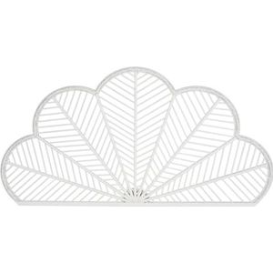 Home ESPRIT - Hoofdbord - Wit - Bamboe - Rotan