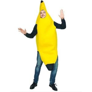 Lpitoy Bananenkostuum Volwassen Fruit Rollenspel Outfit Realistisch Voedsel Cosplay Fancy Dress Aantrekkelijk Halloween Xmas Party Dress Up