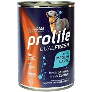 Prolife Dual Fresh zalm en kabeljauw 400 gr