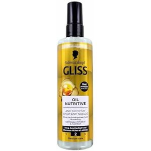 6 x Gliss Kur Express Repair conditioner ""Oil Nutritive"" voor langer gespleten haarpunten, 200 ml