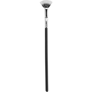 Wimperborstel mascara mini make-up mascara make-up gereedschap wimper kam make-up toverstokken eyeliner handcrème gezichtsventilator schoonheidsspecialiste gezicht houten handvat zwart