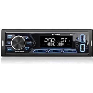 Caliber Autoradio Bluetooth 1DIN, DAB+/FM Tuner, 4x55W, USB/Micro SD, 2.1A Laadfunctie, Aux-in, Handsfree bellen, RCA-uitgang, MP3/WMA/APE/FLAC/AAC