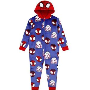 Marvel Spidey En Zijn Geweldige Vrienden Onesie | Jongens Onesie | Fleece Onesies Voor Jongens | Blau 110