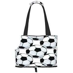 Voetbal Voetbal Ballen Sport, Pet Carrier Handtassen, Schoudertas, Opvouwbare Tote Bag voor Pet