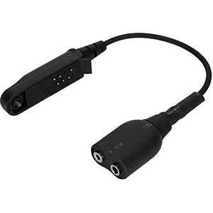 K-head Audiokabel Adapter, 2Pin Kabel Adapter voor Baofeng BF-9700 A-58 UV-XR UV-5S GT-3WP UV-9R Plus, K interface 2Pin UV-5R hoofdtelefoon