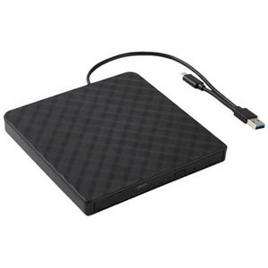 2-in-1 USB 3.0 Type C slanke externe dvd-cd-brander, slanke optische drive, brander, lezer, speler, lade, draagbaar, for pc, laptop Soepele werking