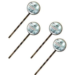 Bergen Ski Apparatuur 4 Stuks Vintage Haarspelden Vrouwen Barrette Bobby Pins Decoratieve Metalen Goudkleurige Haarspelden Haaraccessoires voor Vrouwen Meisjes