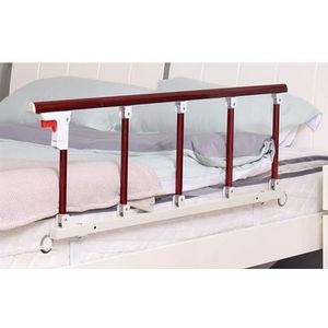 JAVPTAV Bed Side leuning barrière bed reling vouwbed vangrail zijbeschermer voor ouderen leuning hulp bij het in en uit bed komen thuis veiligheid ondersteunende rails (kleur: B)