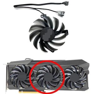 Vervangende ventilator CF-12915S voor INNO3D voor GeForce RTX3080ti 3090 voor GAMING X3 grafische kaart(Middle fan)