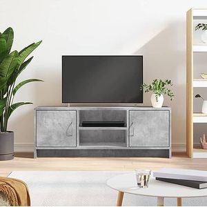 Entertainmentcentra en tv-standaards TV-meubel Beton Grijs 102x30x37,5 cm Engineered Houten Meubels