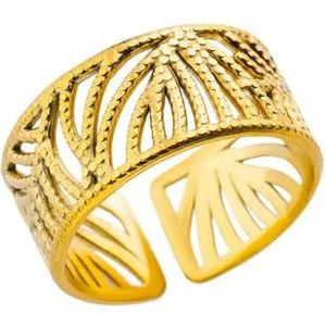 Holle Ringen Voor Vrouwen Mannen Vintage Rvs Paar Ring Luxe Bruiloft Accessoires Sieraden