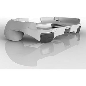 Joypad met handgreep en standaard, hoes met L2 R2-triggerknop voor PSV 2000 PSV2000 PS VITA 2000 Slim Game Console (wit)