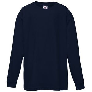 Fruit of the Loom T-shirt met lange mouwen voor kinderen/kinderen