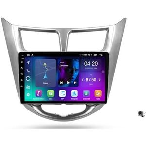 ZWCLSH Android Auto Stereo voor Hyundai Solaris 1 2010-2016, Android 13 QLED 9 ''Touchscreen Radio Vervanging met Draadloze Carplay Android Auto, Bluetooth 5.0 Achteruitrijcamera SWC, 2NF