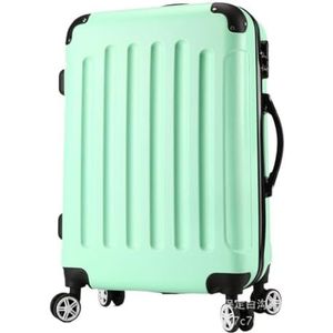 Bagage Reis Lichtgewicht Koffers Met Rollende Wielen, Handbagage Voor Zaken Trolley Koffer (Color : E, Size : 20inch)