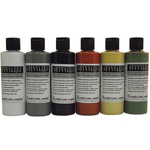 BADGER SNR-416 Stynylrez Airbrush Primer 6 Tone Pack 4Oz. / 120ml White, Gray, Black, Red Brown, Olive Green, Neutral
