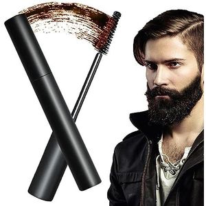 Wenkbrauwcrème Voor Heren - 0.3oz Wenkbrauw Kleurstof Tint Stick Met Penseel, Getinte Baard Crème, Brow Tint Beard Coloring Voor Grijze Baard, Smudgeproof Waterproof Langdurig Pologmase
