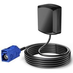 Eightwood Actieve GPS Antenne Fakra ""C"" -adapter met 3M RG174 Verlengkabel GPS Antenne voor GPS Module VW Golf AUDI GPS-navigatiesysteem GPS Ontvangers Auto DVR GPS Module Tracking Antenna