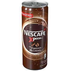 NESCAFÉ Xpress Espresso Macchiato, klaar om ijskoffie te drinken, 12 stuks (12 x 250 ml)