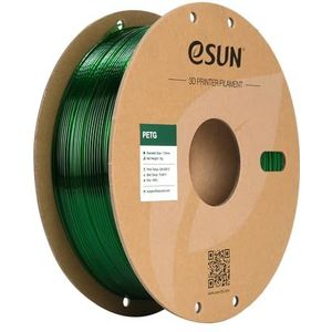 eSUN PETG Gloeidraad 1.75mm, PETG 3D Printer Gloeidraad, Dimensionale Nauwkeurigheid +/- 0.05mm, 1KG (2.2 LBS) Spoel 3D Printen Materiaal voor 3D Printer, Groen