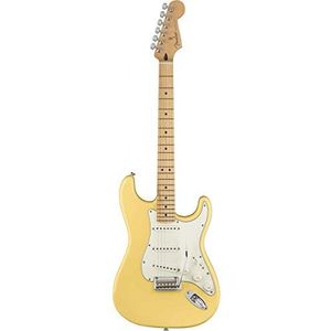 Fender Speler Stratocaster SSS Elektrische Gitaar, Botercrème, Esdoorntoets