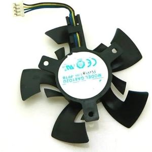 GA81O2U 12V 0.38A 72mm 40 * 40 * 40mm 4Pin ventilator voor DATALAND R7 R9 380 285 2G/4G grafische kaartventilator(GA81O2U-1PCS_NO RGB)