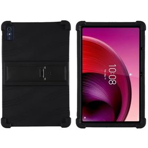 Tablethoes geschikt for Lenovo Tab M10 5G 10,6 inch TB-360ZU TB-360XU zachte siliconen standaard shell cover case(Black)
