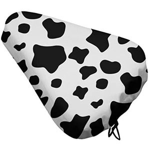 Koe Print Gedrukt Fiets Seat Cover Waterdichte Fiets Seat Pad Covers Beschermende Kussen Zadel Cover Voor Mannen Vrouwen