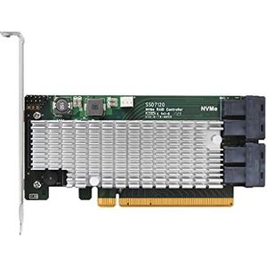 HighPoint 4x speciale 32 Gbps U.2 poorten naar PCIe 3.0 x16 RAID-controller