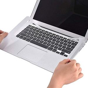 Palm Rest Cover Huid met Trackpad Protector voor MacBook Pro 15 inch A 1707 met Touch Bar(zilver)