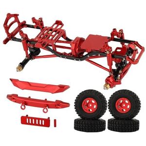 IWBR Axiale SCX24 AXI00006 Fit for Ford Bronco Model Auto 1/24 RC Afstandsbediening Klimmen Auto Off-road Auto frame Met Assen Wielnaaf (Size : Red)