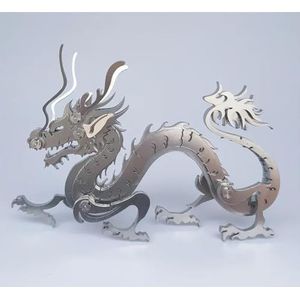 3D Metalen Dierenpuzzel Staal Warcraft Model Kit Mechanisch Insect Monteer Jigsaw Dragon Scorpion (Size : 5)