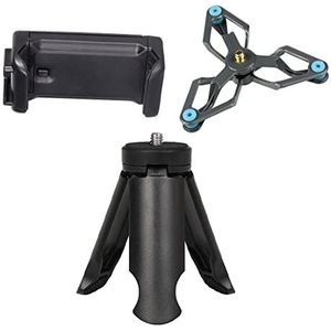 FEICHAO Beugel Schokdemper Fietsdemper Kit voor Gimbal Camera Stabilizer Buitensporten (Schokdemper+Statief Mount+2in1 Clip)