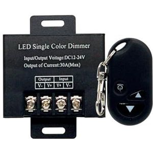 Afstandsbediening dimmer schakelaar DC 5V 12V 24V 30A 90A afstandsbediening monochroom LED lichtbalk helderheid aanpassing (kleur: 12-24V 30A RF 1)