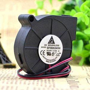 N / A Cooling Fan Delta BFB0524HH 5015, Server Cooler Fan Delta BFB0524HH 5015 24V 0.16A, Blower Cooling Fan voor 5CM