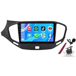 Android 14 Autoradio Stereo voor L-ada Vesta (2015-2020) 9-inch Touchscreen Multimedia Speler met Draadloze Carplay GPS Navigatie FM RDS Bluetooth 5G-WiFi SWC DSP,M100s