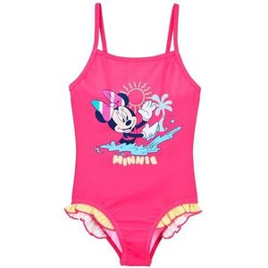 Disney Minnie Mouse badpak meisjes | kleine cadeaus voor kinderen | Mickey Mouse badmode | eendelig | vakantie must-haves | bikini | zwemmen, fuchsia, 116