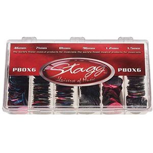 Stagg 25012857 PBOX6 plectrums